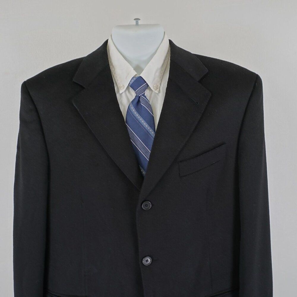 Hathaway Platinum 100% Pure Cashmere 3‎ Button Blazer 42R